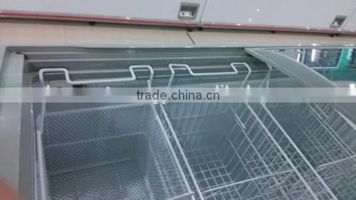 ELECTRIC Commercial Sliding Door ,double Glass Door Ice Cream Freezer photo-4