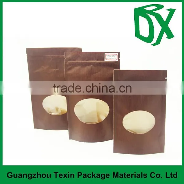 Import From China Milk Powder Packaging Bag Zipper Stand up Brown Paper Bag for Coconut Milk photo-6