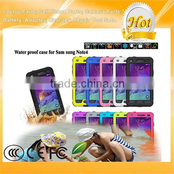 For Samsung Note 4 Phone Case Waterproof Shockproof With Button photo-5