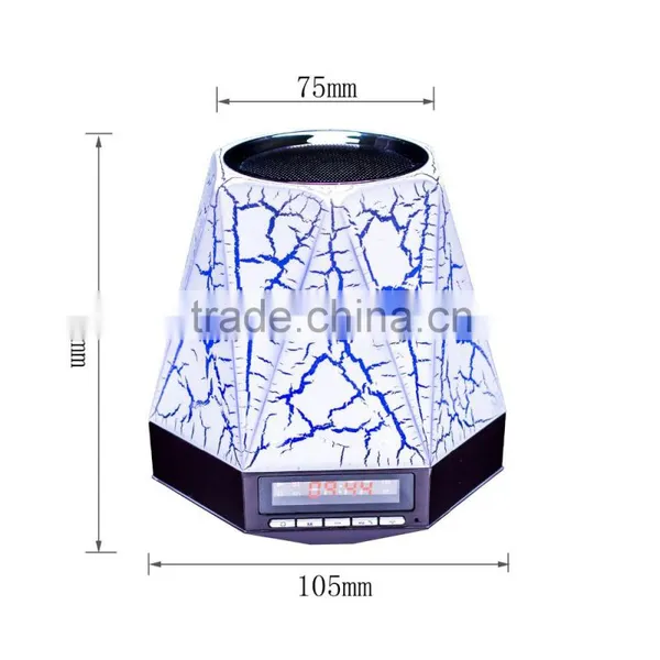 Top Selling Product 2016 Bluetooth Speakersuper Bass Stereo Speaker With Clock photo-3