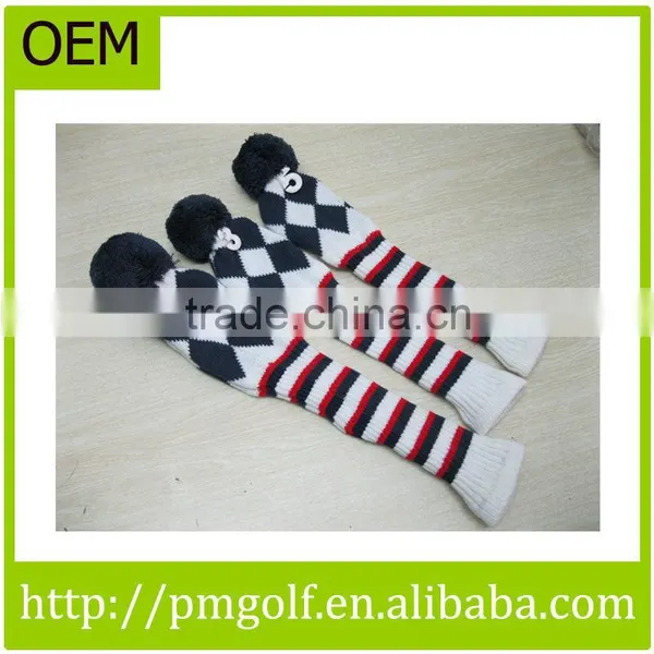 Custom Knitted Golf Club Head Covers