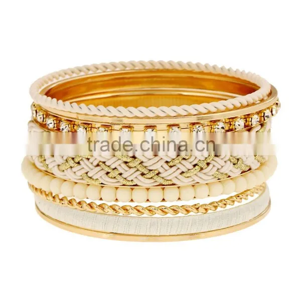 Fashion Full Pearl Rhinestone Open Wide Bracelet Lady Alloy Cuff Bangles photo-6