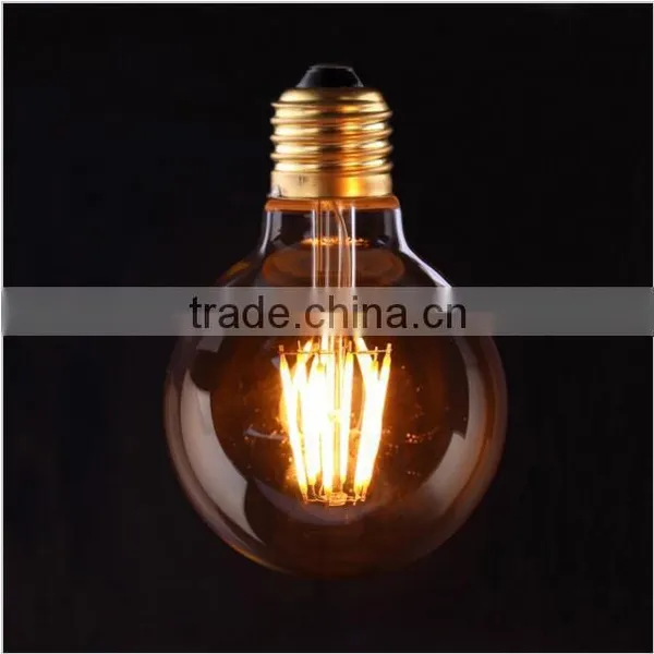 G80 LED Filament Bulb 4W 6W 8W Warm White 2700K Globe LED Light Bulb E27 110V 220V photo-4