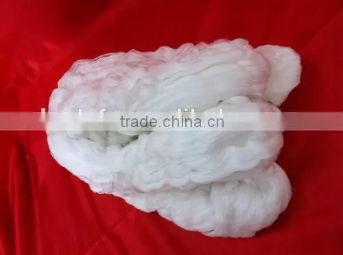 Raw White Color,high Tencity,hank Polyester Yarn-403 photo-4