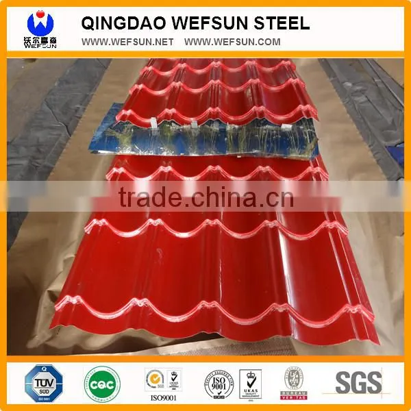 Practical Roofing Construction Color-coated Corrugated Steel Plate photo-3