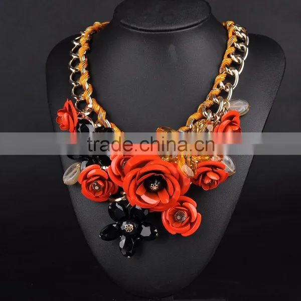 Flower Necklace Love Forever Christmas Jewelry Colored Rosary photo-6