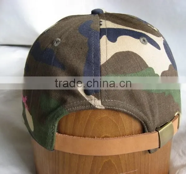 Stylish Custom Blue Camo Baseball Cap photo-3