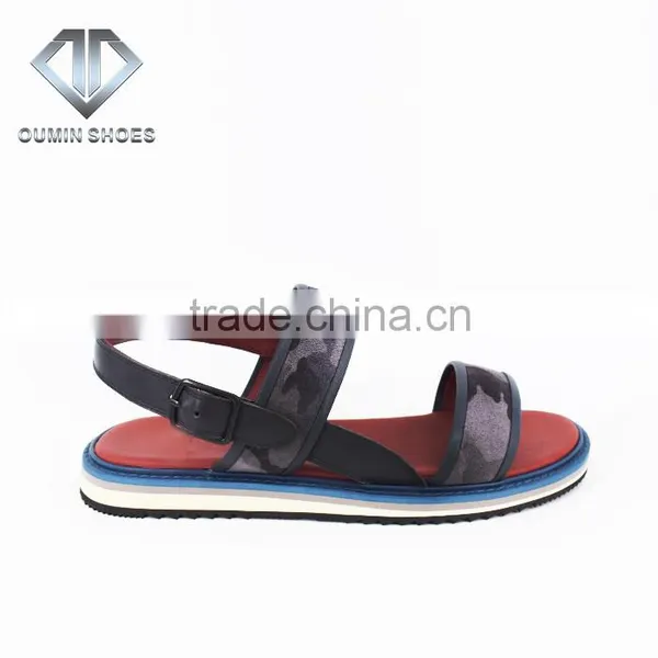 New Designs Flat Comfortable Hot Sell Men Sandals Photo for 2016 photo-2