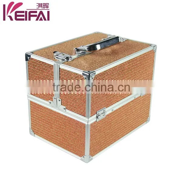 Good-Looking Custom Logo Red Pvc Small Cosmetic Lock Storage Box photo-2