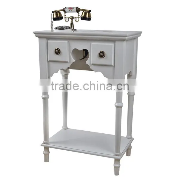 Solid Wood Floor Antique Telephone Tables photo-2