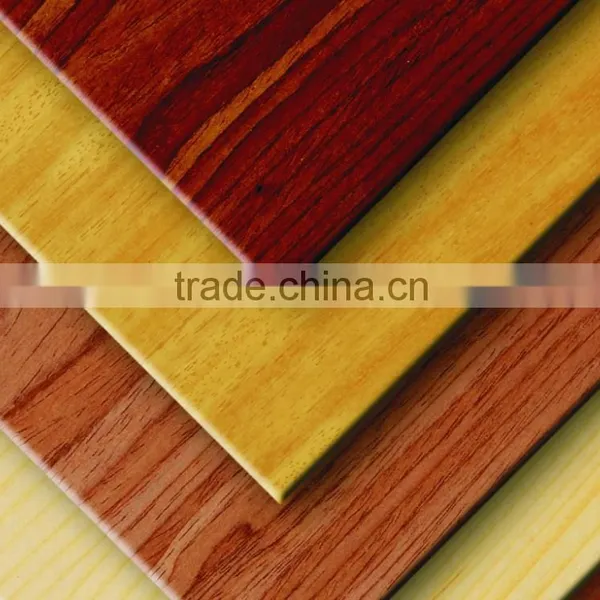 Glossy Wood Grain Polyester Plywood for Sale