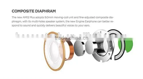 2016 100% Official Original Genuine AM12 Huawei Honor Engine Earphone AM12 With Mic 3 Keys Drive-By-Wire 3.5 mm Headphone Jack photo-2