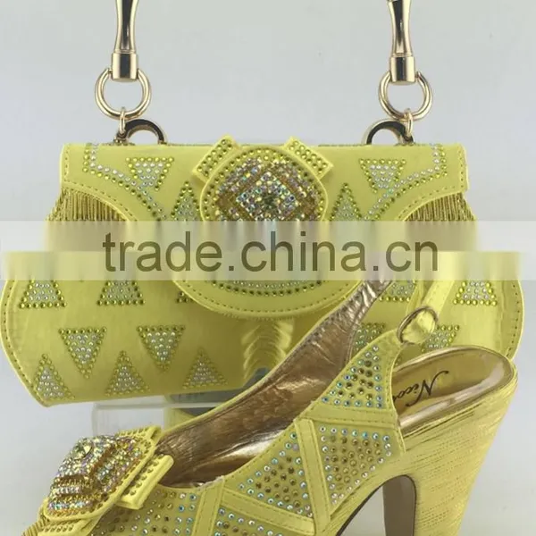 Wonderful Fashion Design Women Shoes and Bag in Different Color Matching for Party ME3317 photo-4