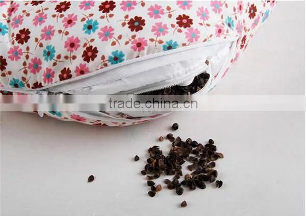 Hot Sell Fashion 100% Cotton Super Soft U Shape Folding Travel Neck Mesh Pillow photo-6