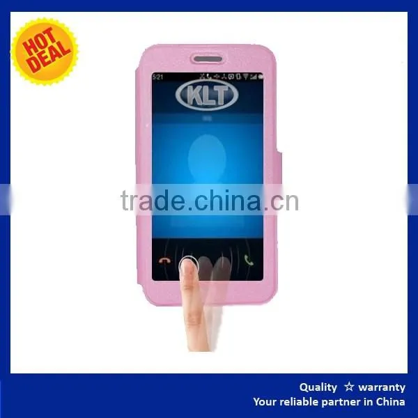 2016 New Mobile Accessories Visible Front Window Cell Phone Case for Blu Leather Case photo-4