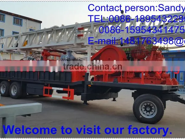 Trailer Type Water Well Drilling Machinery 1000m photo-2
