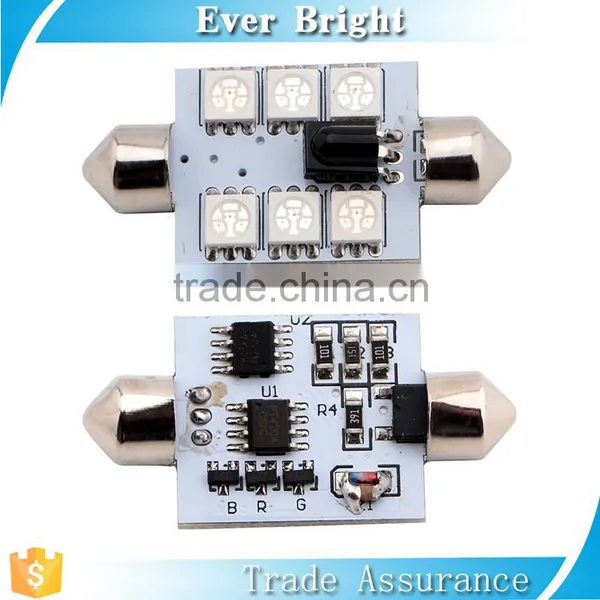 High Quality Rgb Led Dmx Festoon Light 5050 6smd 36MM/41MM RGB LED Light photo-2