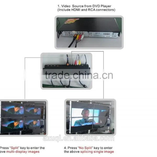 Screen Adjustor FHD LCD Splicing Display Controller Box for Video Wall photo-5
