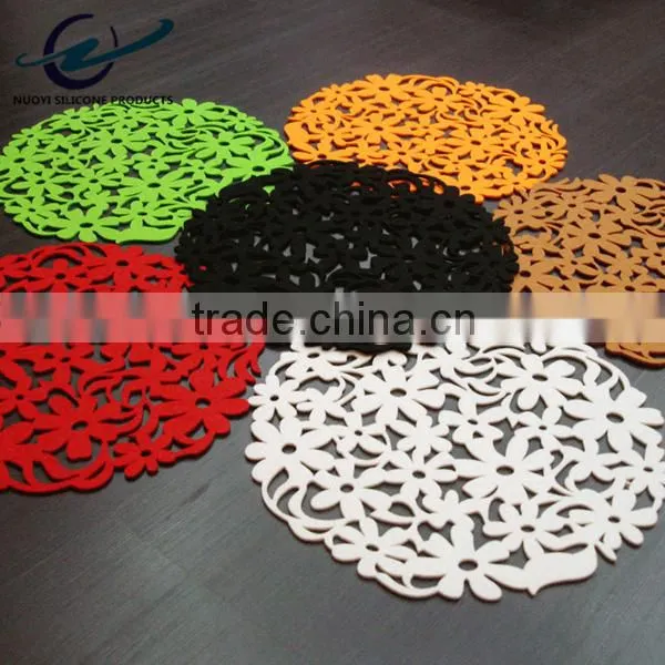 Costom Logo and Hollow Out Shape 100% Silicon Mat With Print Logo photo-2