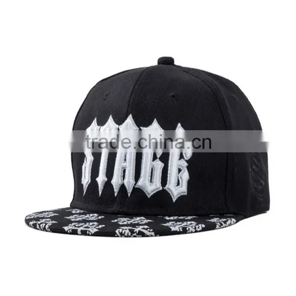 Fashion Snapback Hat Adjustable Cap Top Quality 3d Embroideried Cap And Hats photo-4