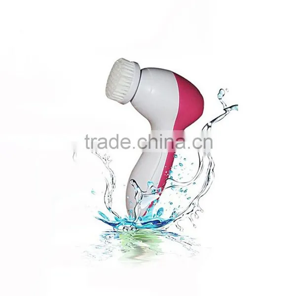 Skin Care Beauty Facial Brush Massager Scrubber 5 in 1 Electric Face Clean Brush photo-5