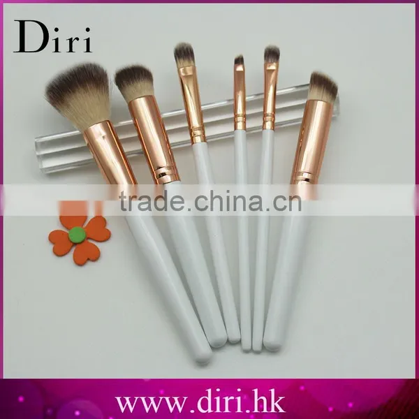 5pcs Makeup Brush Set Rose Gold Handle Small Brush Kit Hot Makeup Brush Travel Kit photo-5
