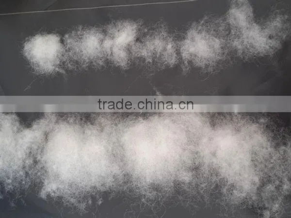 Chinese Best Quality of Dehaired Sheep Cashmere 20.5mic,40-50mm Raw White Color,substitute of Carbonized Wool photo-2