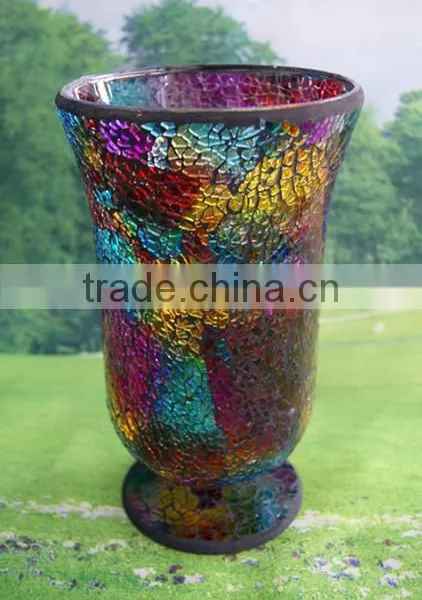 Large Mosaic Glass Hurricane 2014 New
