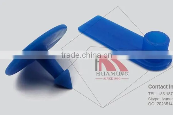 Ear Tag for Sheep 50*16 mm PE Blue Plastic Pin Goat Ear Tag photo-2