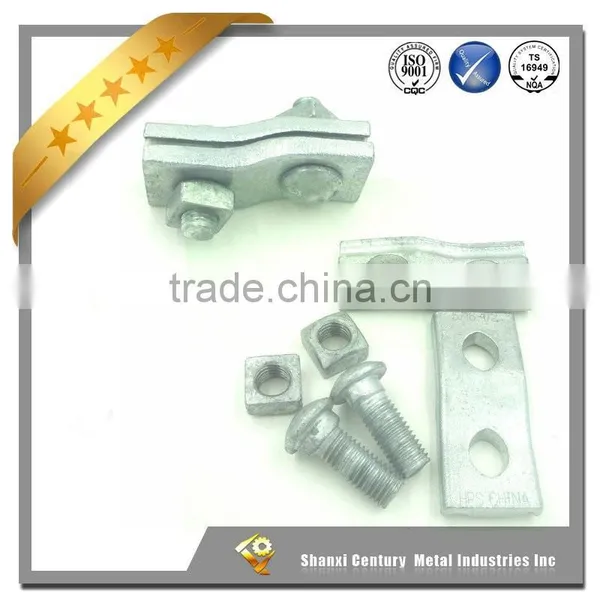 Deadend Hardware 6410 Offset 5/8 Bolted Guy Wire Clamp photo-2