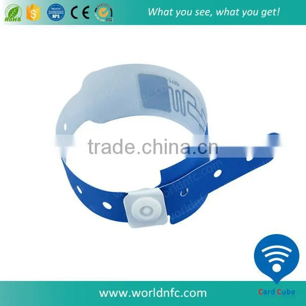 Custom Logo Waterproof One Time Use NTAG213 Paper RFID Wristband photo-2