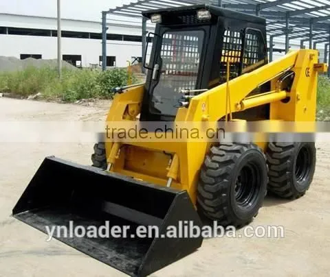 Skid Steer Loader(1000kg+80hp+0.5m3+Imported Hydraulic System+Closed Cabin)