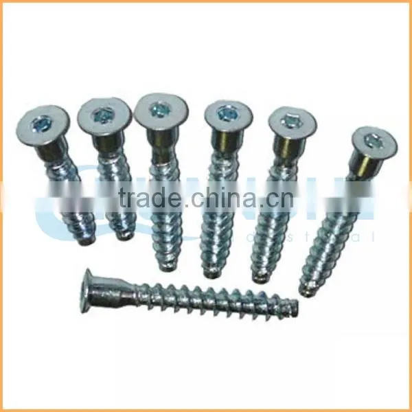 China Factory Sales Flat Hex Head Furniture Screw photo-2