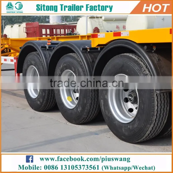 Wholesale Factory Direct Skeletal Semi Trailer Customized Container Delivery Trailer for Sale photo-3