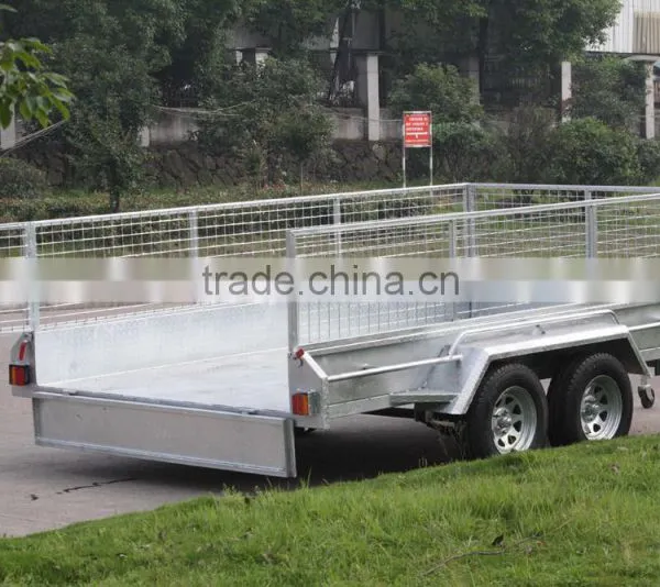 Hot Selling Weled Tandem Cage Trailer 10x6/12x6 photo-5