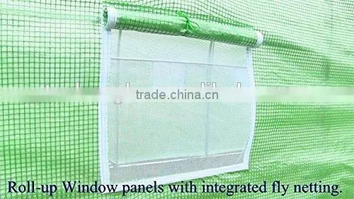 Steel Metal Type and Garden Greenhouses Type POLYTUNNEL GREENHOUSE GREEN HOUSE - 4 x 3 x 2.25 m photo-4