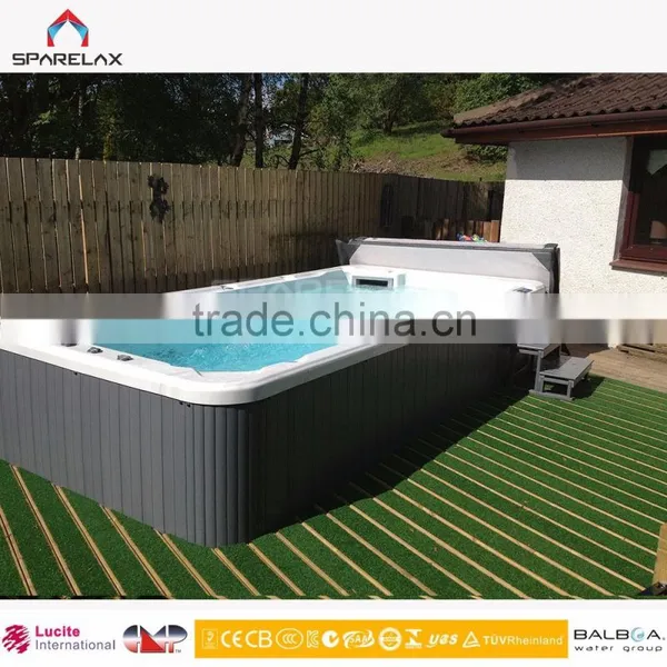 Classical Acrylic Bathtub Hot Swimming Spa 5.8 Meters Outdoor Swimming Pool Outdoor Spa Freestanding Swim Pool With Massage Spa photo-2