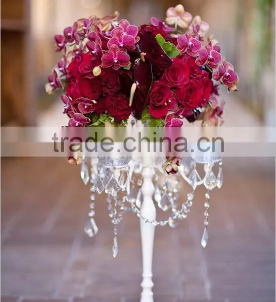 Crystal Hanging Candelabra/ Wedding Crystal Candelabra/wedding Table Candelabra photo-2
