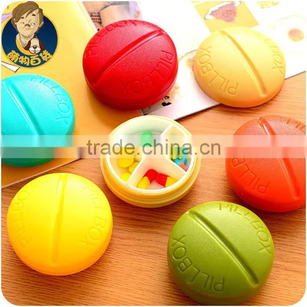 Q1094 Mini Four Box Plastic Pill Case photo-4
