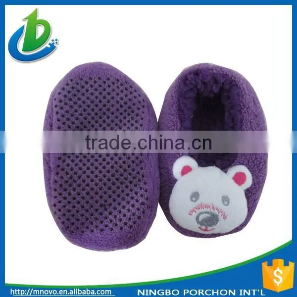 Trade Assurance Baby Anti-skidding Animal Plush Novelty Slippers photo-2