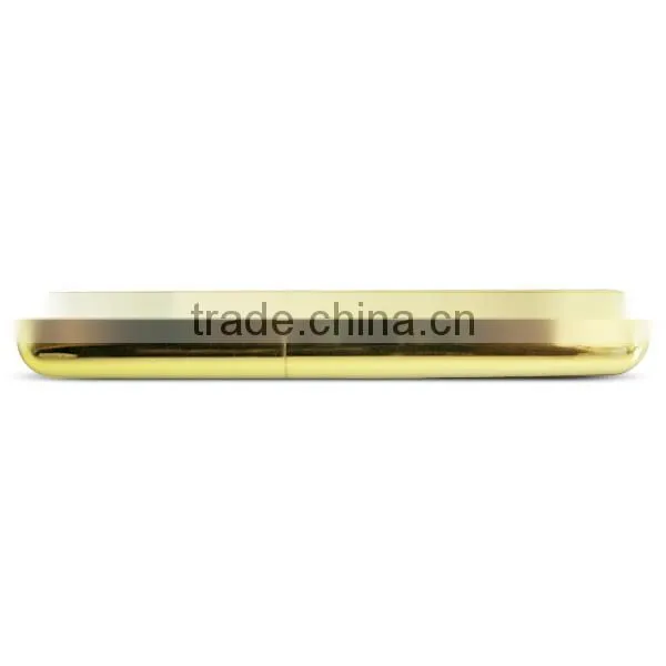 Custom Logo Gold Plated Cigar Tube, Exquisite Metal Cigar Tube photo-2