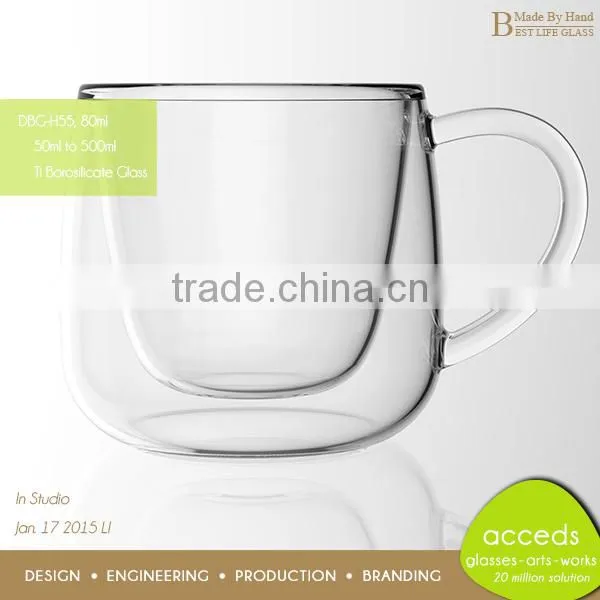 Interesting New Products Glass Creative Couple Mug Cup photo-4