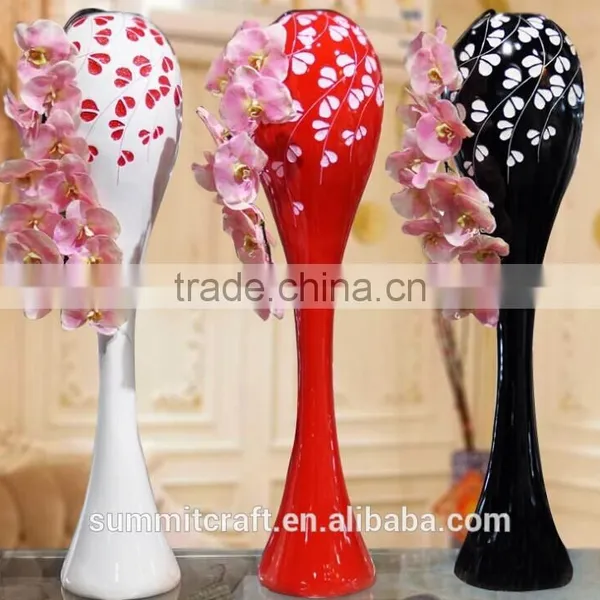 Resin Antique Modern Landing Decorative Vases for Wedding photo-3