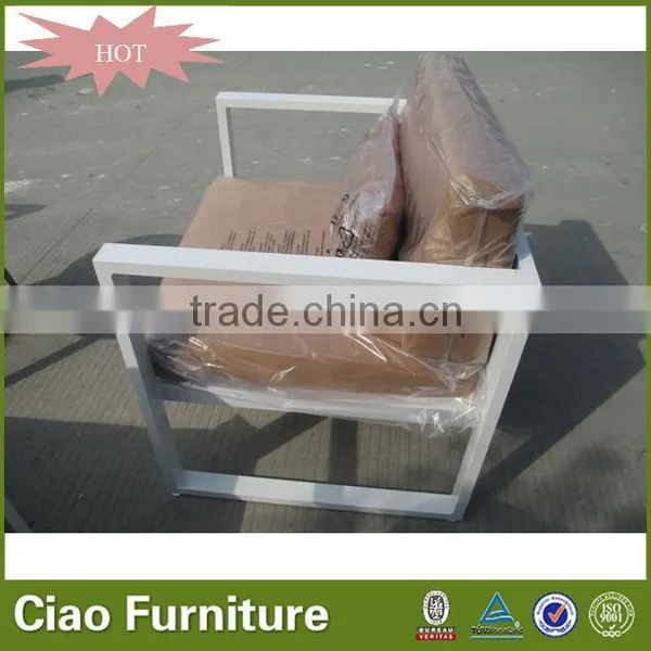 Outdoor Furniture With Cushion Aluminum Powder Coated Garden Sofa Set photo-5