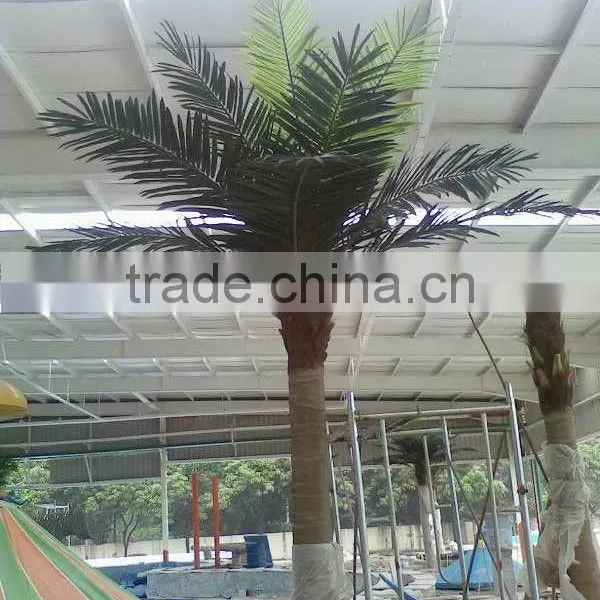 Home Garden Edging Decorative 5ft to 16ft Height Outdoor Artificial Green Plastic Palm Trees EDS06 0820 photo-6