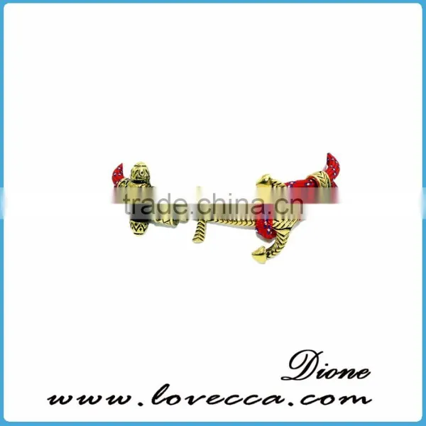 Custom Handmade Men's Genuine Leather Steel Anchor Hook Bracelet photo-5