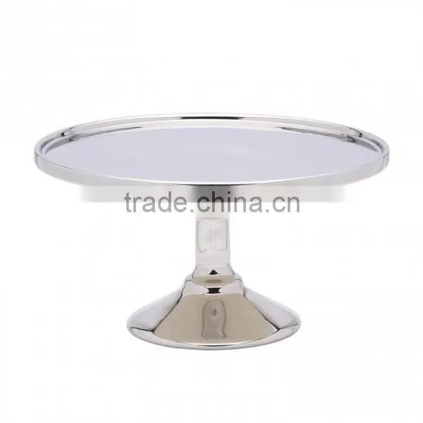 Silver Plated Metal Cake Stand