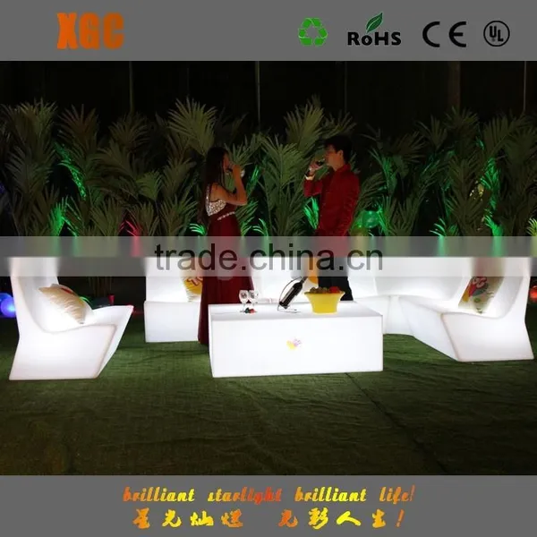 High Grade PE Plastic LED Table Party Table Outdoor Waterproof Led Table photo-6