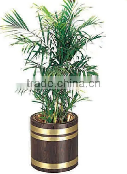 Garden&Lobby Solid Wood &Steel FlowerPot (HP-6)