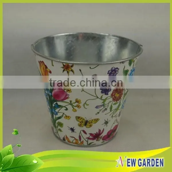 Handicraft Multi-using Excellent Design Flower Printing Home Goods Flower Pots photo-3